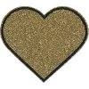 Other Gold Glitter Heart Patch Patches