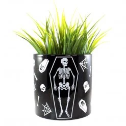 Sourpuss Skeleton Plant Holder Housewares