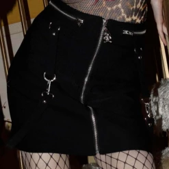 KillStar Pretty Kitty Black Mini Skirt Gals