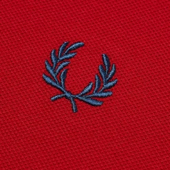 Fred Perry Polo Siren Red / Midnight Blue Guys