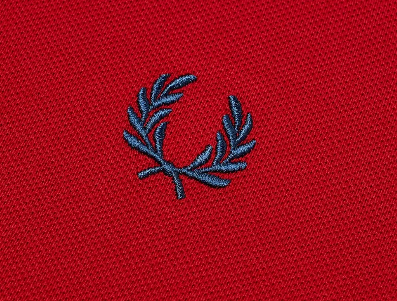 Fred Perry Polo Siren Red / Midnight Blue Guys 4 Fred Perry Polo Siren Red / Midnight Blue Guys