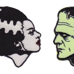 Rock Rebel Frankenstein & Bride We Belong Patch Set