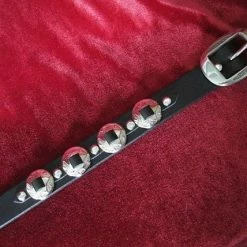 Ape Leather Accessories Leather Concho Belt 7 Ape Leather Accessories Leather Concho Belt