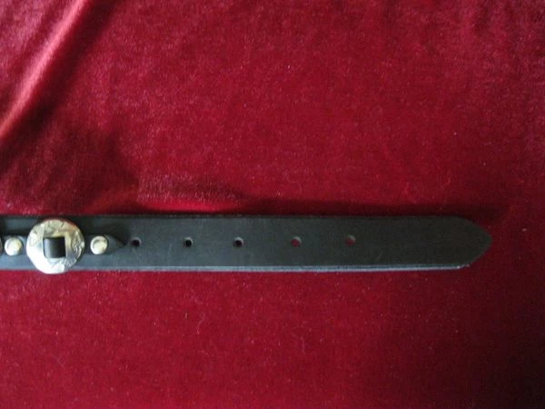 Ape Leather Accessories Leather Concho Belt 6 Ape Leather Accessories Leather Concho Belt