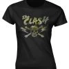 Band Merchandise The Clash Grunge Skull Girls Band Shirt Gals