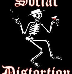 Band Merchandise Stickers Social Distortion Logo Sticker