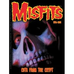 Band Merchandise Stickers Misfits Crypt Sticker