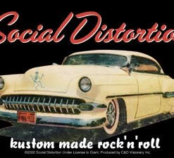 Band Merchandise Social Distortion Car Sticker Stickers