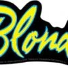 Band Merchandise Blondie Logo 6"x2.5" Sticker Stickers