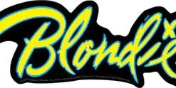 Band Merchandise Blondie Logo 6"x2.5" Sticker Stickers