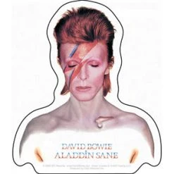 Band Merchandise David Bowie Aladdin Sane Sticker