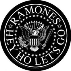 Band Merchandise Ramones Logo Sticker Stickers