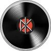 Band Merchandise Dead Kennedys DK Record Sticker 1 Band Merchandise Dead Kennedys DK Record Sticker