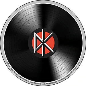 Band Merchandise Dead Kennedys DK Record Sticker 3 Band Merchandise Dead Kennedys DK Record Sticker