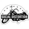 Band Merchandise Stickers Social Distortion Moto Stars Sticker