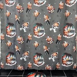 Sourpuss Sailor Baby Shower Curtain Housewares