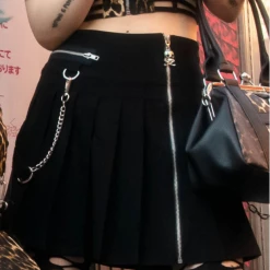 KillStar Gals Savage Black Mini Skirt