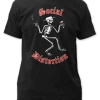 Band Merchandise Social Distortion Skeleton Band Shirt Guys