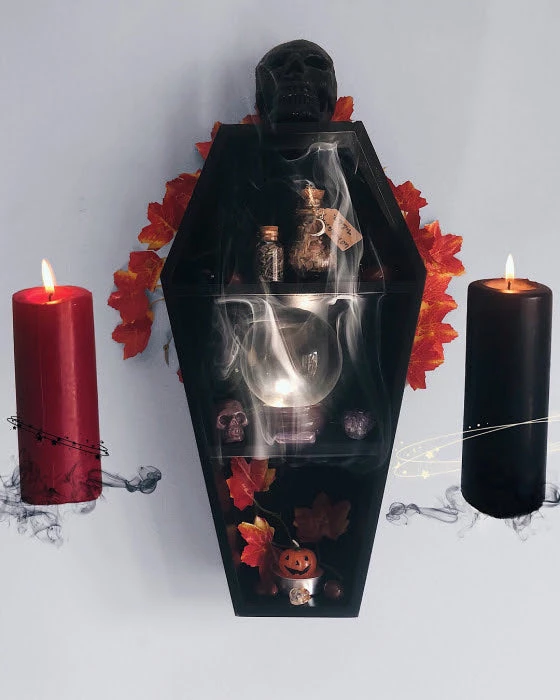 Sourpuss Mini Coffin Shelf Housewares 8 Sourpuss Mini Coffin Shelf Housewares