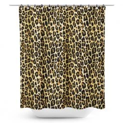 Sourpuss Leopard Shower Curtain