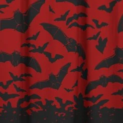 Sourpuss Spooksville Bats Shower Curtain