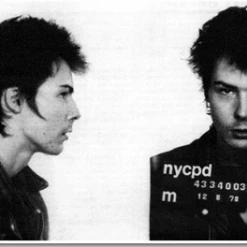 Annex Clothing Sid Vicious Mug Shot Fine Art Print Housewares
