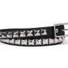 Ape Leather Single Row Pyramid Stud Belt Accessories