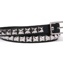 Ape Leather Single Row Pyramid Stud Belt Accessories