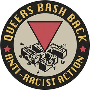 Other Queers Bach Back Anti-Racist Action Sticker 3 Other Queers Bach Back Anti-Racist Action Sticker