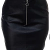 DeadRockers Gals Maven Faux Leather Skirt