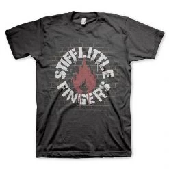Band Merchandise Stiff Little Fingers Logo Band Shirt