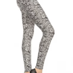 DeadRockers Gals Snakeskin Leggings