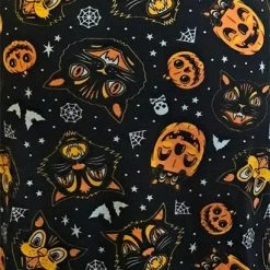 Sourpuss Classic Halloween Print Slip Dress