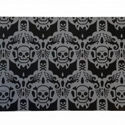 Sourpuss Housewares Spooky Damask Print Doormat Rug