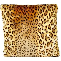Sourpuss Leopard Velvet Pillow