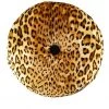 Sourpuss Round Leopard Velvet Pillow