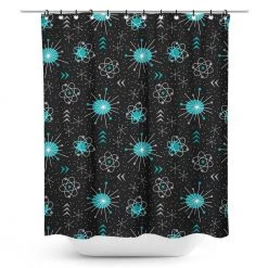 Sourpuss Atomic Shower Curtain