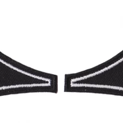 Sourpuss Patches White Bat Wing Patch Set