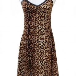 Sourpuss Leopard Print Slip Dress