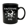 Sourpuss Caffeine Or Die Black Coffee Mug Housewares