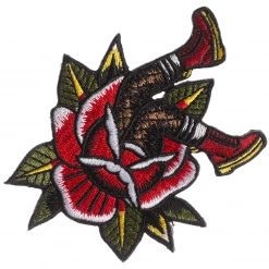 Sourpuss Rose & Boots Patch