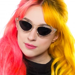 Sourpuss Glitter Cat Eye Sunglasses