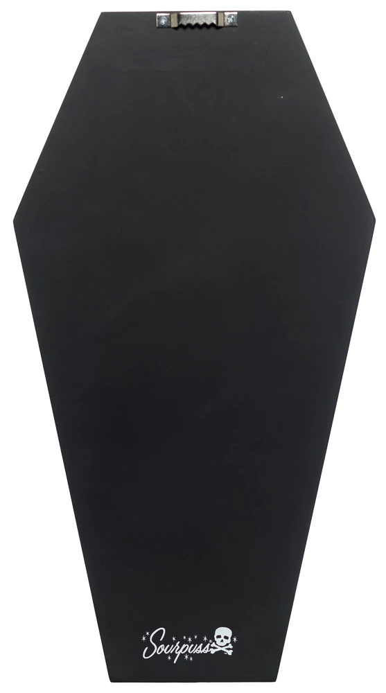 Sourpuss Mini Coffin Shelf Housewares 5 Sourpuss Mini Coffin Shelf Housewares