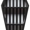Sourpuss Striped Coffin Shelf