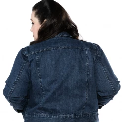 Sourpuss Essential Blue Denim Jacket Gals