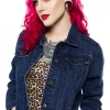 Sourpuss Essential Blue Denim Jacket Gals