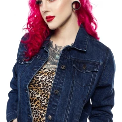 Sourpuss Essential Blue Denim Jacket Gals