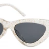 Sourpuss Glitter Cat Eye Sunglasses