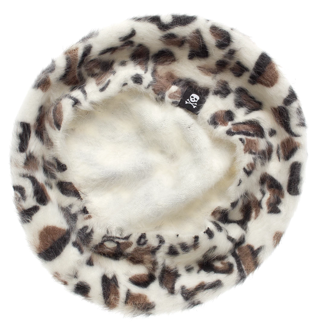 Sourpuss Leopard Faux Fur Beret 5 Sourpuss Leopard Faux Fur Beret