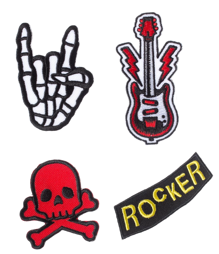 Sourpuss Lil Rocker Kids Patch Set Kids // Baby 4 Sourpuss Lil Rocker Kids Patch Set Kids // Baby